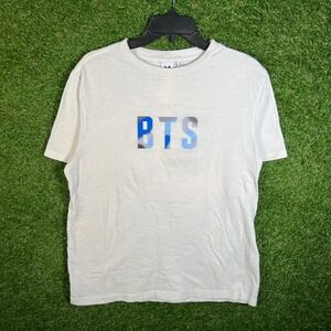 BTS Map of the Soul Tour Graphic T-Shirt White Mens Medium